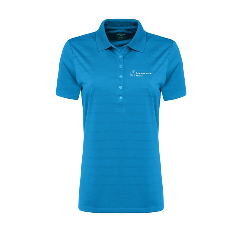 Callaway Womens Polo White Logo Embroidered 
